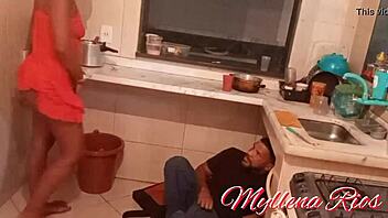 Myllena Rivers, the wife of a horny amateur, seduces Leo Ogre, the plumber, and enjoys passionate sex