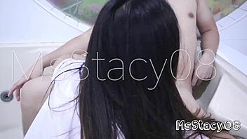 Hottest Pinay babe creampied by her best friend's big cock