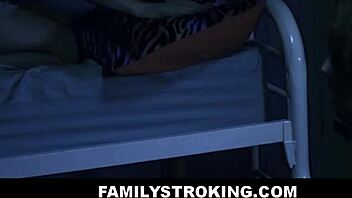Teen stepdaughter Lily Moon gets fucked by her stepdad while her boyfriend masturbates