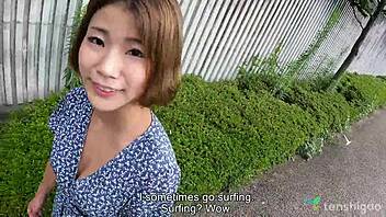 Japanese teen porn featuring Miyu shiratori and her big boobs