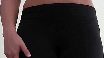 Jerking off to me while wearing yoga pants: A sensual experience