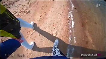 Public humiliation and cock play with sissy slave