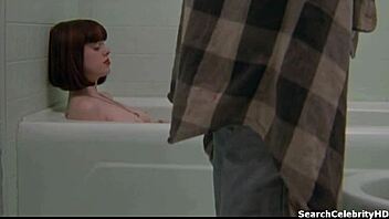 Hot brunette pornstar gives a handsjob and blowjob in a movie