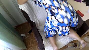 Real homemade video of step mom and stepson engaging in anal and blowjob