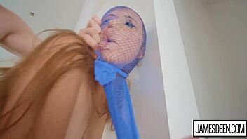 Gia Derza's big booty takes on a huge cock in this rough anal video