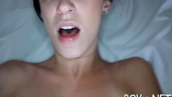 Hot chicks fucking in a hardcore porn video with small tits