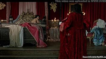 Celebrity sex scene with big and small tits