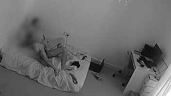 Voyeuristic sister catches her stepbrother cheating on her