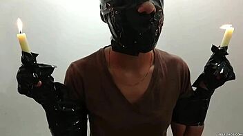 Lesbian slavegirl humiliated and gagged on sex tape