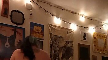 Hidden camera captures big cock black man and thick white girl in action
