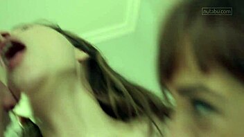 Hot and horny lesbians in a steamy threesome