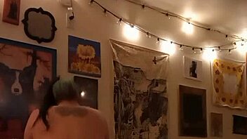 Hidden camera captures big cock black man and thick white girl in action