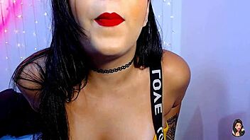 Watch as the coach honey gives jerk off instructions to her client