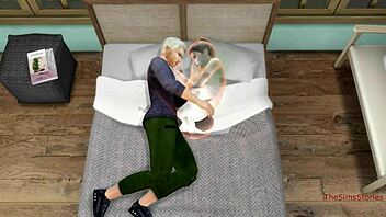 Sensual sex and hardcore blowjob in 3D animation