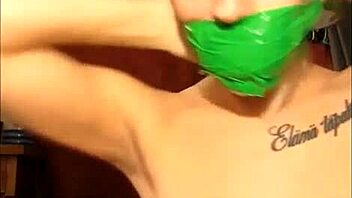 Homemade BDSM video of blonde girl in stockings