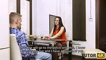 Saggy-titted Russian mature gets taboo bareback with hot older woman