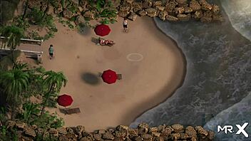 Livemrx's Nadia swims in the pool in HD video