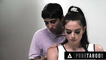 Big ass virgin Sophia Burns gets her taboo dream fulfilled by her teachers