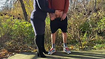 Amateur BBW milf gets kinky with stepson's law enforcement