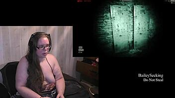 Big booty and natural tits get the game on in HD video