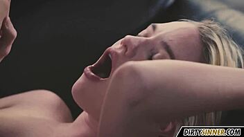 Sensual and erotic sex with a college girl