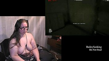 Big booty and natural tits get the game on in HD video