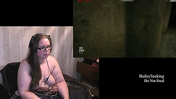 Big booty and natural tits get the game on in HD video