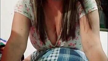 Publicity porn star flaunts her gorgeous breasts in front of clients
