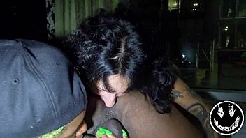 Gia lovely and Trixxie Morella give me the best double blowjob and rimjob experience