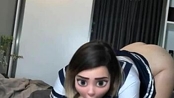 Teen couple's first ever video in cosplay and blowjob