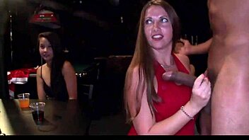 Group sex with party girls who are ready to take on a monster cock