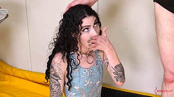 Anal sex and bondage for submissive in insane asylum