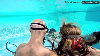 European teen couple enjoys outdoor sex in bikini