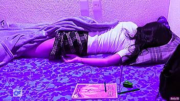 Amateur college girl moans as she experiences intense orgasm from doggystyle penetration