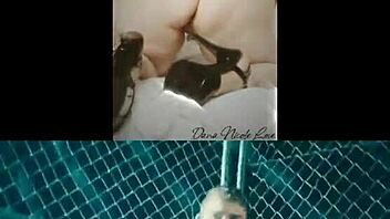 Alpha male and submissive redhead - Footwear, boots, and pussy play