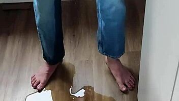 Wetting the floor in a sleeping room
