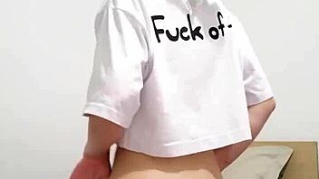 A collection of nipple and ass piercings and solo masturbation