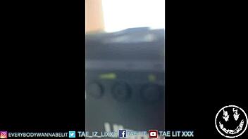 Amateur gay porn video featuring Tae Lit and black cock