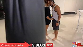 Publicly spied on blonde during anal orgy