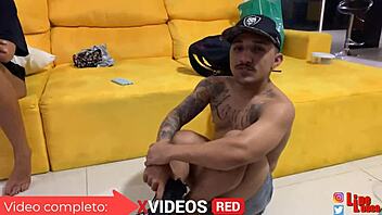 Publicly spied on blonde during anal orgy