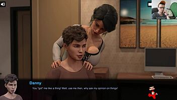 Old and young in 3D: a cartoon milf's dream come true
