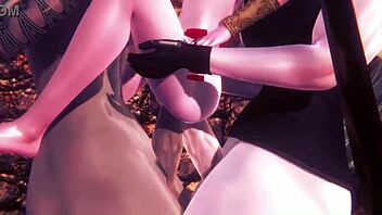Hentai futanari on shemale action in HD