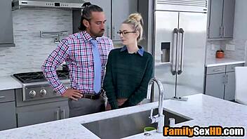 Stepdaughter faces fucking and humiliation in taboo family video