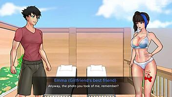 College teen fingers herself in cartoon miniskirt