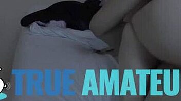 Big ass and small tits get pounded in a real amateur video