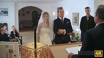 Czech teen cheats on her husband with a wedding gift