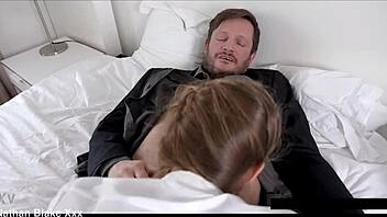 Only white men satisfy their deep throat cravings in this anal creampie video