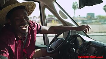 Stretching and doggystyle: A sidechick cowgirl ride with petite Allie Addison