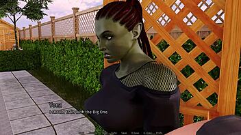 Adult gaming with a house in the rift: Caitlin's aquatic adventure
