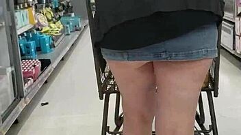 Older women get naughty in public with their big tits